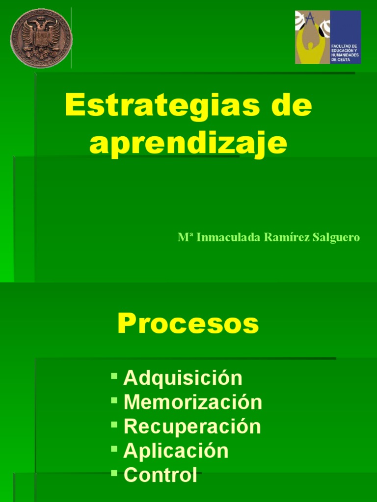 Estrategias de Aprendizaje Situado | PDF | Memoria | Aprendizaje