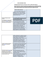 Ethics Response Form Guidance