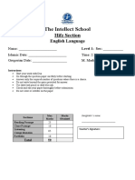 Level-1 English Assessment