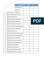 1 Insurance Company Database