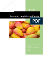 Proyecto Innovador de Mermelada de Mango 2020, Emprendimiento Y Gestion