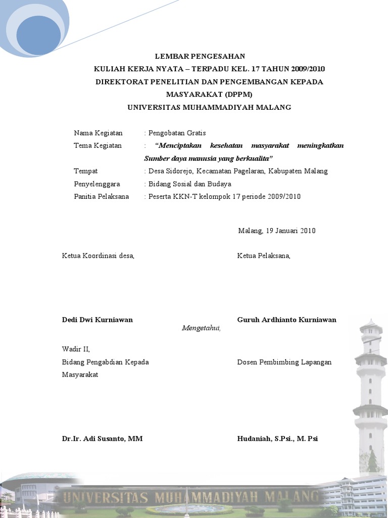 PROPOSAL Pengobatan GRATIS PDF