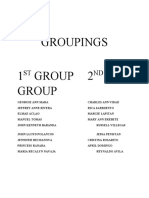 Groupings Contemporary Worl