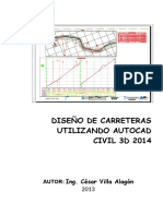 Diseño de carreteras con AutoCAD Civil 3D 2014