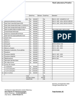 Rocklaboratory Pricelist PDF