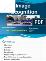 Image Recognition: Ms. Charnpreet Kaur