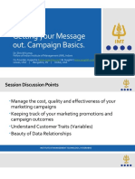 Data Types, Relationships - Campaign Optimization-1 PDF