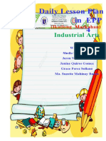 Daily Lesson Plan in Epp 4: Industrial Arts
