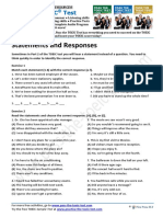 Statements and Responses PDF