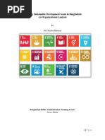 Achieving Sustainable Development Goals in Bangladesh: An Organizational Analysis