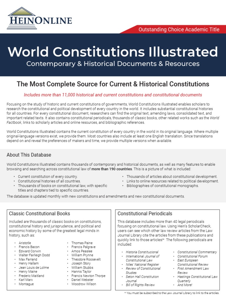 Comprehensive Global Constitution Database | PDF | Bibliography | Treaty