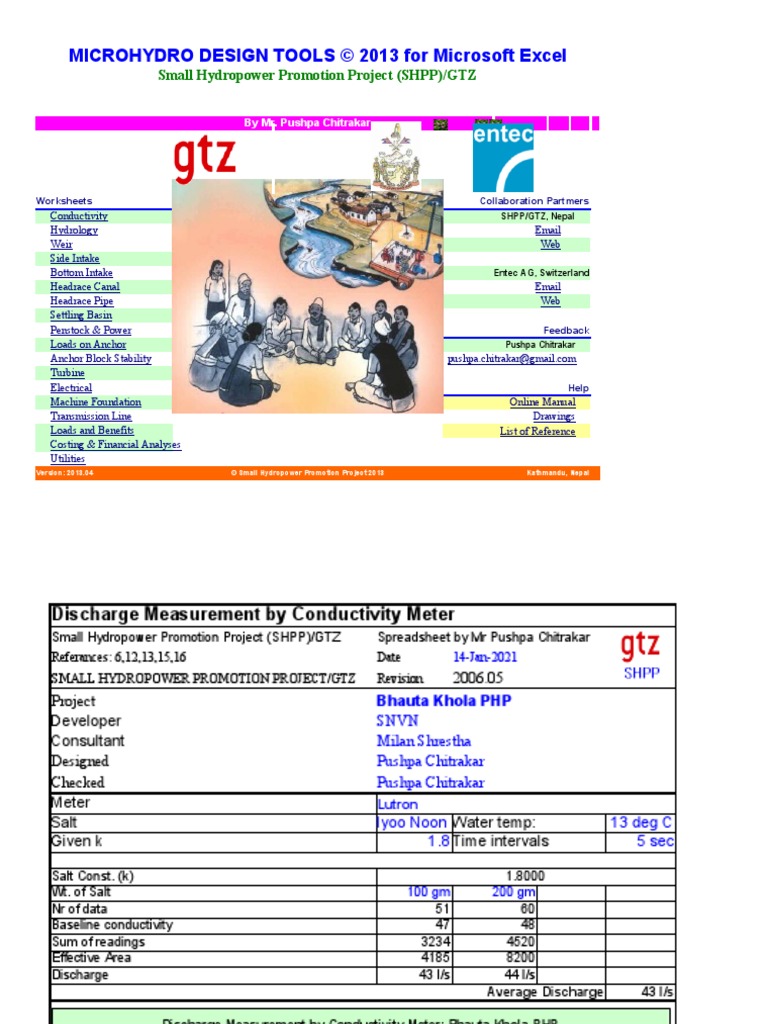 Bhauta Khola Hydrology | PDF | Pipe (Fluid Conveyance) | Chemical ...