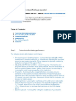 Table of Contents:: Steps To Improve Your Batteries Performance and Factors That Effect Your Batteries Power Consumption