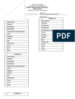 Module Monitoring Sheet