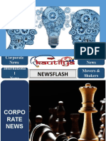 Newsflash: Corporate News Internationa L News Economy News Movers & Shakers