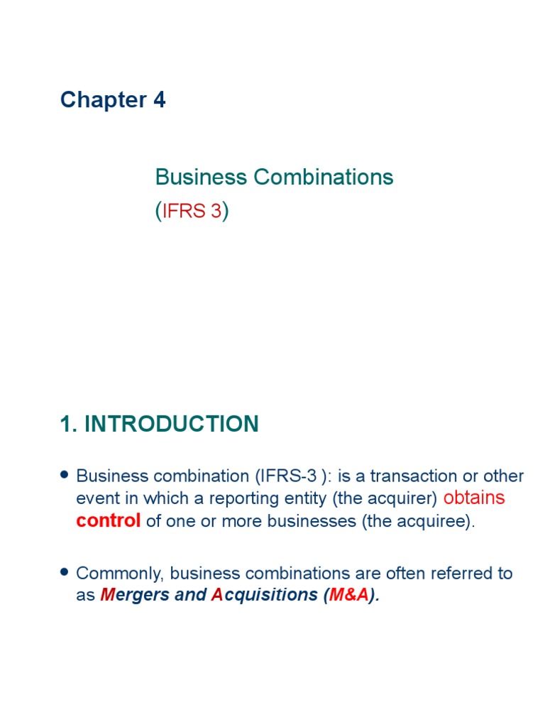 Understanding IFRS 3 Business Combinations | PDF | Goodwill (Accounting ...