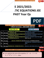 JEE+2021 ++QUADRATIC+EQUATIONS+JEE+PAST+Year+Qs