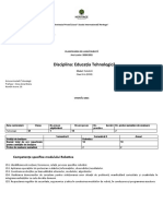 ROBOTICA CL VI Sem II CE 2020