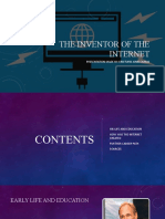 The Inventor of The Internet: Presentation Made By: Kristupas Kriksciunas