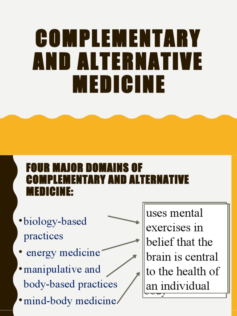 Overview of Complementary Medicine | PDF | Acupressure | Acupuncture