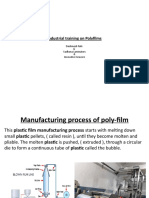 Indutrial Training On Plastic Film Manufacturing
