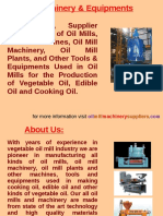 Oil Mill Machinery & Equipment Manufacturer Site