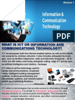 Information and Communication Technology
