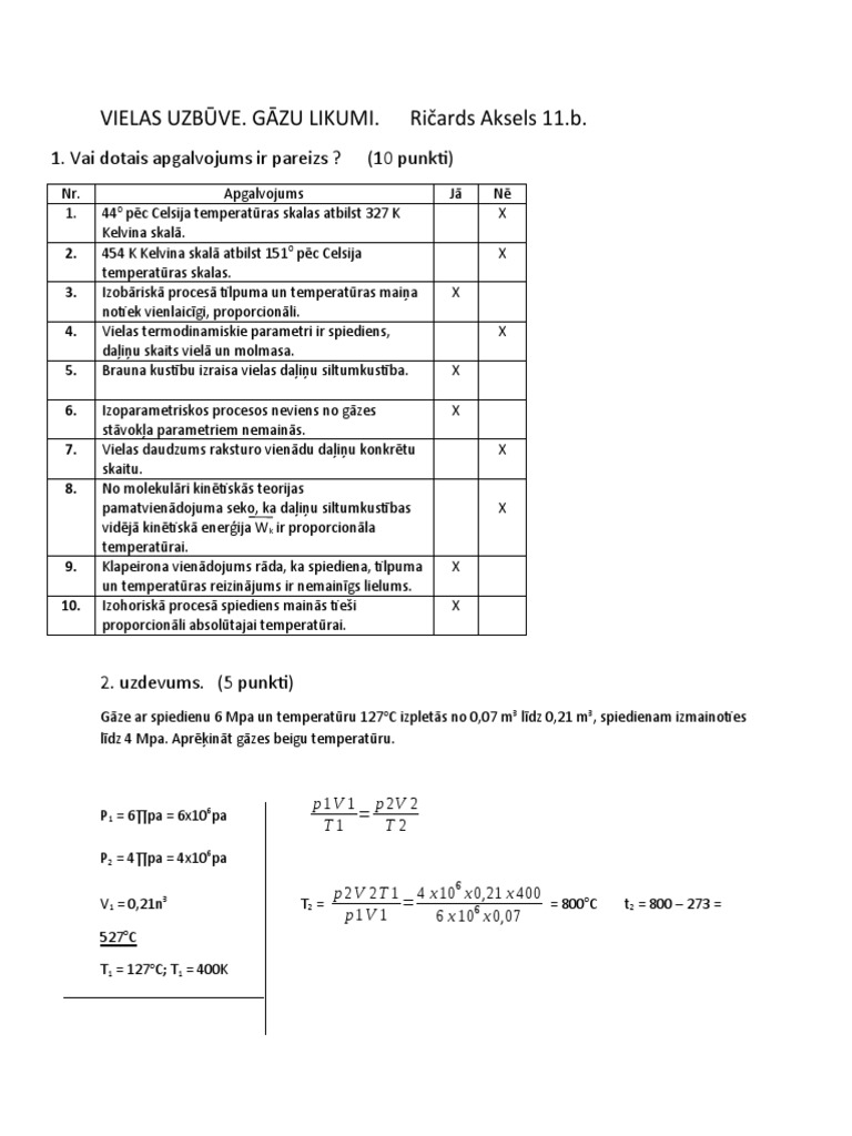 KD Ričards Aksels 11 - B - Pabeigts | PDF