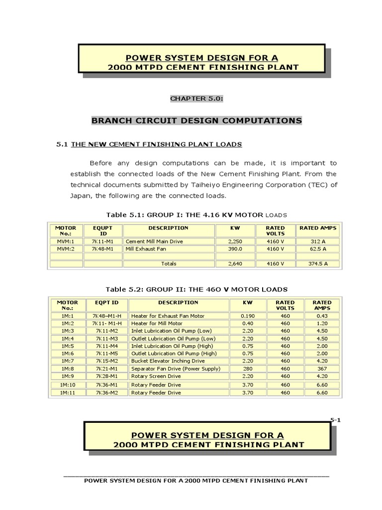 6 CHAPTER 5 Design Computation New | PDF | Electric Motor | Voltage