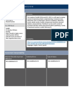 Assessment Overview: Symptom Checklist 90 Revised (SCL-90-R)