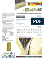 Ficha Técnica - Manta de Lã de Rocha Revestida A Alumínio MA 70 (70 KGM3)