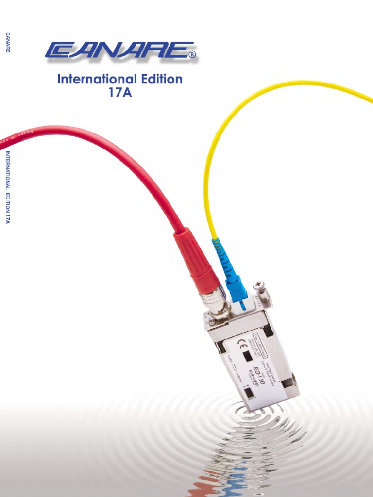 Canare | PDF | Optical Fiber | Coaxial Cable