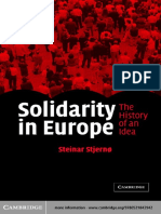 Stjernø Steinar - Solidarity in Europe - The History of An Idea