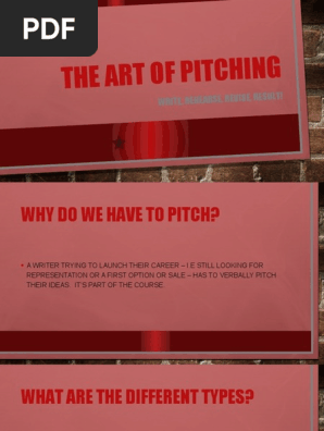 ART OF THE PITCH Tammy Riley Smith