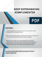 Konsep Keperawatan Komplementer