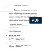 Laporan Hasil Wawancara PDF