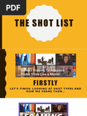 shot list