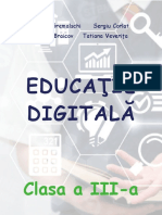 Educaţie Digitală: Clasa A III-a