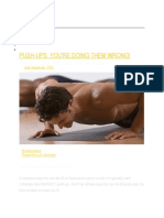 Push-Ups: You'Re Doing Them Wrong!: How To Do Real Push-Ups That Get Results