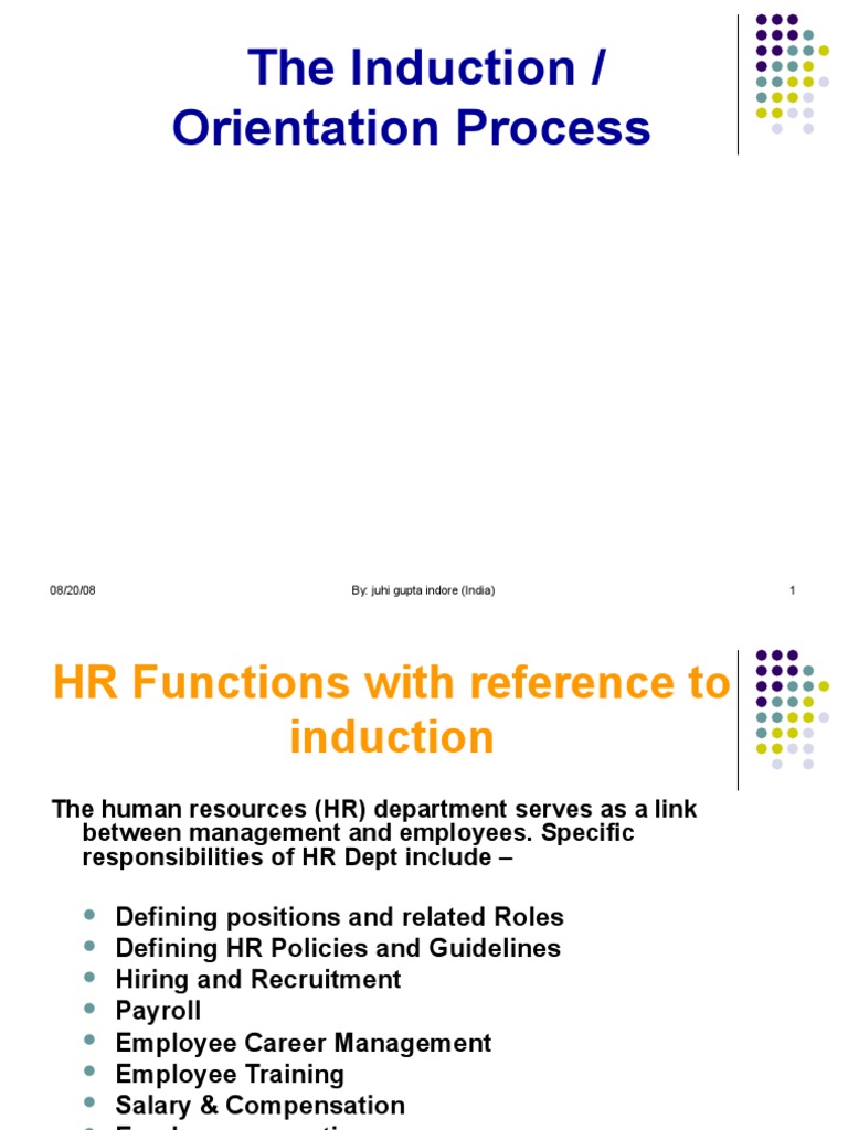 HRM Induction | PDF | Performance Appraisal | Human Resources