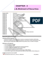 Chapter - 3 Prospectus & Allotment of Securities