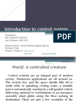 Lecture-1 Introduction To Control System