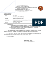 Memorandum: Raxabago Police Station (Ps-1)