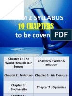 Form 2 Syllabus To Be Covered: 10 Chapters