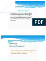 Types of Manager