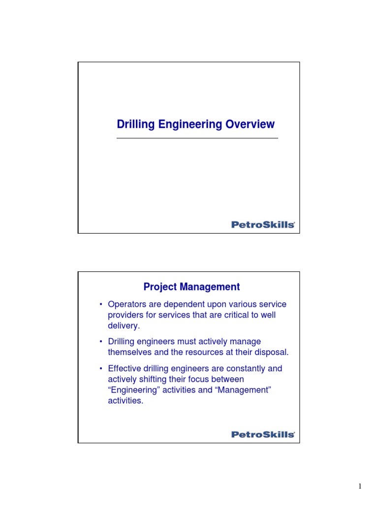 01 - Well Planning - Unlocked | PDF | Casing (Borehole) | Oil Well
