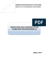 Repertoire Passerelle 2019