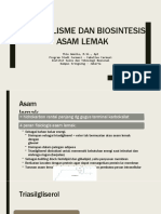 Metabolisme Dan Biosintesis Asam Lemak - Thia