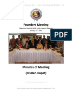 PERSILAT Minutes of Founders Meeting January 21, 2011