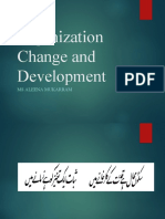 Organization Change and Development: Ms Aleena Mukarram